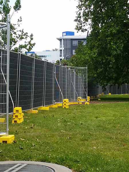 Chain link fence